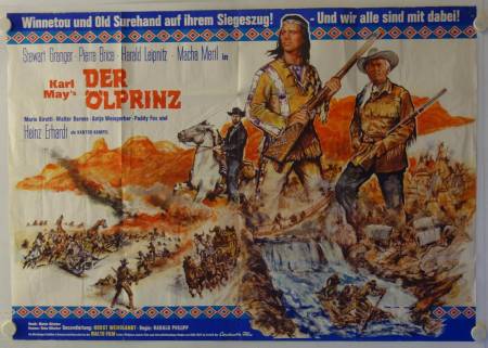 Karl May The Oil Prince original release german double-panel movie poster